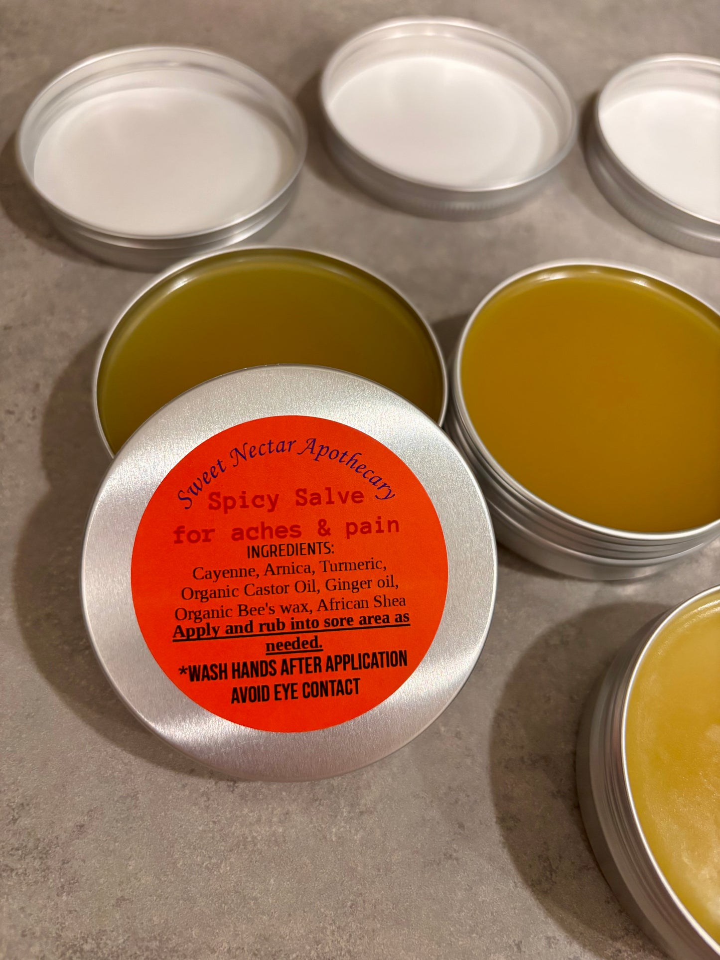 Spicy Salve for aches & pains