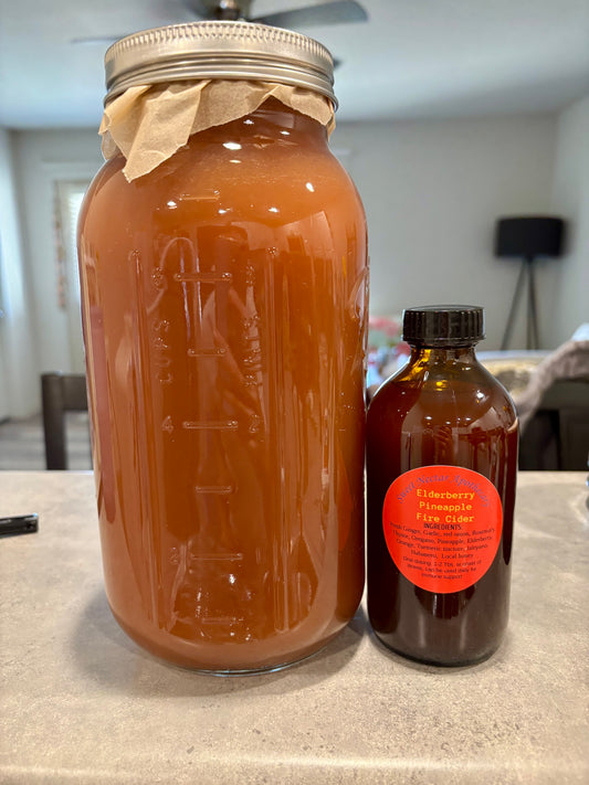 Pineapple & Elderberry Fire Cider*Local pickup ONLY